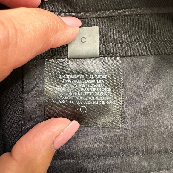 NWT Elie Tahari Women's Career Pants Simone Wool Blend Pockets Size 2 Black $198 - Picture 10 of 11
